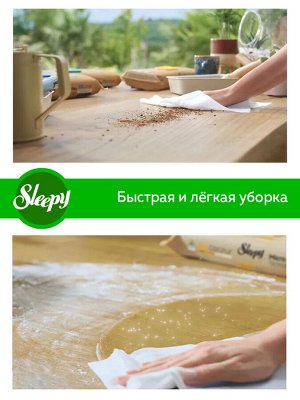 Sleepy Влажные салфетки для уборки "Белое мыло" 100 шт
