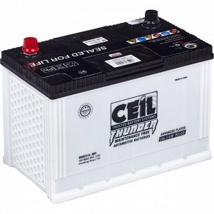 Аккумулятор CEIL Thunder 95D31L-BH, 80Ач, CCA 750А, необслуживаемый, с бортиком