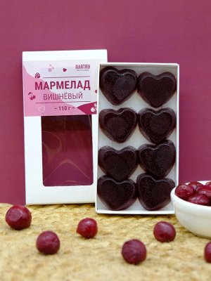 МАРМЕЛАД (110гр): "ВИШНЯ" (крафт, форма сердце)