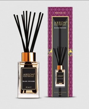 Ароматизатор AREON HOME PERFUME STICKS MOSAIC Чёрный Фужер 85 мл