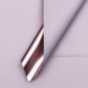 Плёнка матовая двусторонняя, 58x58 см 70 микрон, пудра
