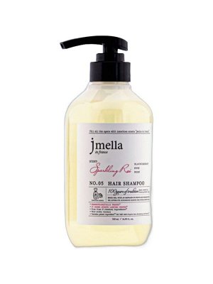 JMELLA IN FRANCE. Шампунь для волос парфюмированный "Сияющая роза" SPARKLING ROSE HAIR SHAMPO, 500мл