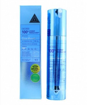 VT Cosmetics. Сыворотка для лица с гиалуроновой кислотой и спикулами 100 VT HYDROP REEDLE, 50 мл