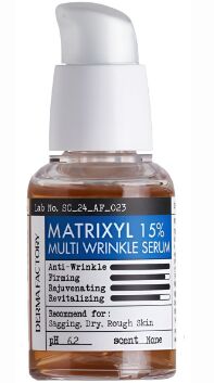DERMA FACTORY. Омолаживающая сыворотка для лица с пептидным комплексом MATRIXYL 15%, 30 мл