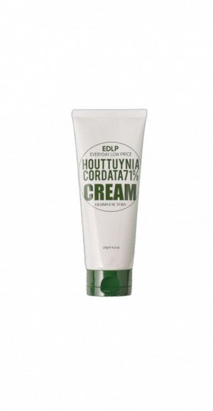 DERMA FACTORY. Увлажняющий крем для лица с 71% экстрактом хауттюйнии HOUTTUYNIA CORDATA 71%, 120гр.
