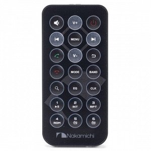 Автомагнитола Nakamichi NQ512BR, 1 DIN, USB/AUX/Bluetooth, 4х50Вт, пульт ДУ, красная подсветка