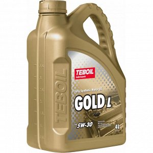 Масло моторное Teboil Gold L 5w30, синтетическое, API SP/CF, ACEA A3/B4, универсальное, 4л, арт. 3453935