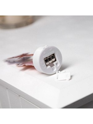 Световая картинка на подставке «Оленёнок», 11 см, 1 LED, от батареек, свечение тёплое белое