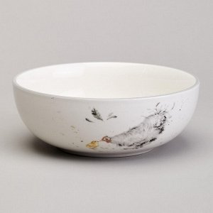 Салатник "Веселые Куры" 16,5 см, 650 мл, 1 шт.
