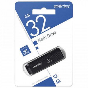 Флэш-диск 32 GB SMARTBUY Dock USB 3.0, черный, SB32GBDK-K3