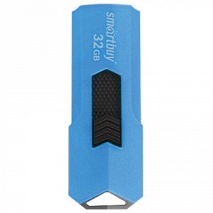 Флэш-диск 32 GB SMARTBUY Stream USB 2.0, синий, SB32GBST-B