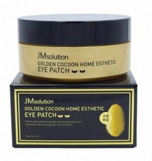 JMsolution. Патчи гидрогелевые с протеинами шелка и коллоидным золотом, GOLDEN COCOON HOME, 60шт/90г