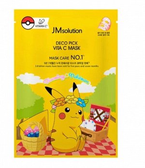 JMsolution. Тканевая маcка для лица с витамином С, DECO PICK VITA C MASK, 30 мл