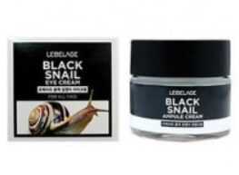 LEBELAGE. Ампульный крем для лица с муцином чёрной улитки, AMPULE CREAM BLACK SNAIL, 70 мл