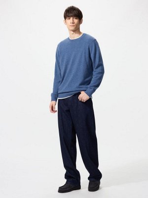 UNIQLO - кашемировый свитер с круглым вырезом