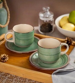 Domenik FOREST Чайный сервиз FOREST 350мл 4пр на 2 персоны