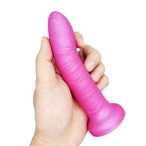Фаллоимитатор из жидкого силикона, розовый, Ø 2,6 см, L 12,5 см