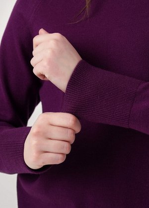 Джемпер. Цвет: т.фиолетовый