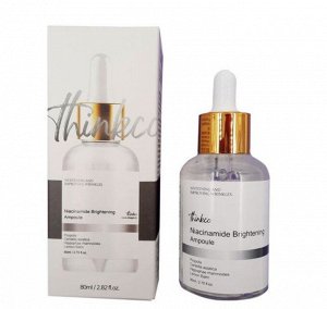 Thinkco. Сыворотка освежающая, с ниацинамидом, Niacinamide Brightening Ampoule, 80 мл