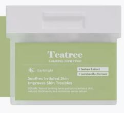 DERMAL. Тонизирующие пэды с экстрактом чайного дерева, Tea Tree Calming Toner Pad, 180мл