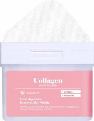 DERMAL. Увлажняющие пэды с коллагеном Dermal Collagen Moistfull Pad, 180мл