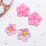 Молд силиконовый 2 части 4?2,9 см &quot;Цветок&quot;