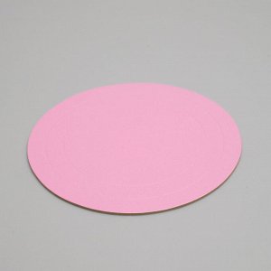Подложка усиленная, золото - розовый, 22 см, 3,2 мм