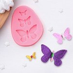 Молд силиконовый 7,5?6 см &quot;Бабочки&quot;