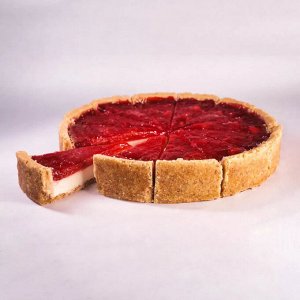 ТАРТ КЛУБНИЧНЫЙ, пирог, 1,2кг/шт, нарезан 12 порций, заморож, Чизберри