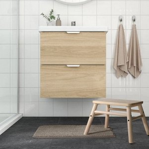 TOFTBO, Коврик для ванной, бежевый, 40х60 см