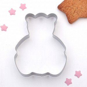 Форма для вырезания печенья «Медвежонок», 8?6,5?2 см