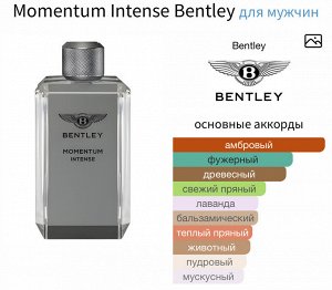 Мужские духи Momentum Intense Bentley 100 мл. Оригинал