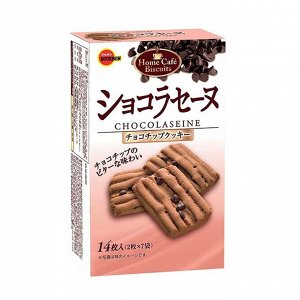 Печенье ChocolaSeine с какао и шоколадной крошкой Bourbon 143 гр Японские сладости