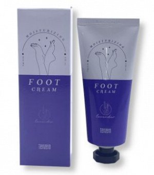 TENZERO. Увлажняющий крем для ног с экстрактом лаванды, MOISTURIZING FOOT CREAM LAVENDER, 100 гр