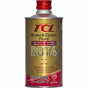 Жидкость тормозная TCL Brake &amp; Clutch Fluid, DOT 4, 355мл, арт. 00840