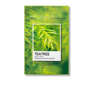 TENZERO. Тканевая маска для лица с экстрактом чайного дерева, TEATREE SHEET MASK, 25 мл