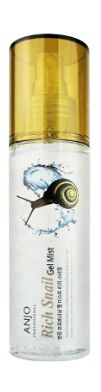ANJО Professional. Гель-мист для лица с муцином улитки, Gel Mist Rich Snail, 130 мл.