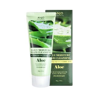 ANJО Professional. Пенка для умывания увлажняющая АЛОЭ, Aloe Daily Moisture Foam Cleansing, 100 мл