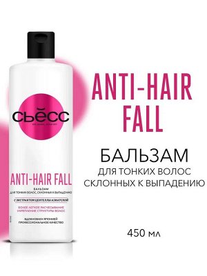 СЬЁСС Бальзам ANTI HAIR FALL д/тонких волос склонных к выпадению /450