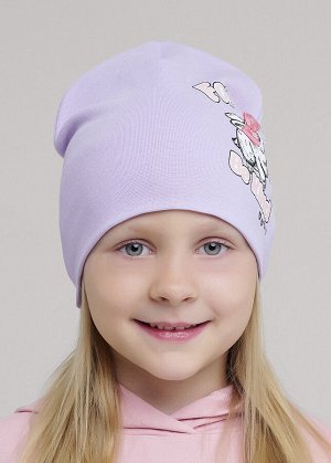 Шапка. Цвет: св.фиолетовый
