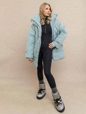 Пальто. Цвет: Мятный