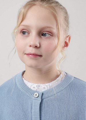 Жакет. Цвет: голубой