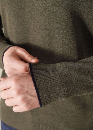 Джемпер. Цвет: мулине хаки