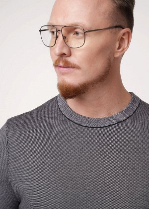 Джемпер. Цвет: меланж серый