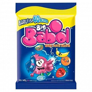 Жевательная резинка Chupa Chups Big Babol Assorted Fruits фруктовый вкус 152 гр