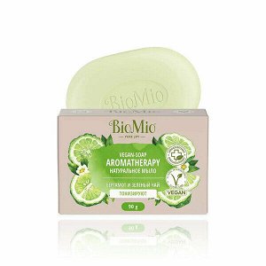 Мыло натуральное BioMio Bio-Soap Бергамот и зеленый чай, 90 гр.