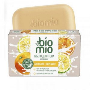 Мыло для тела кремовое BioMio Body Cream Bar Soap Апельсин и бергамот, 140 г