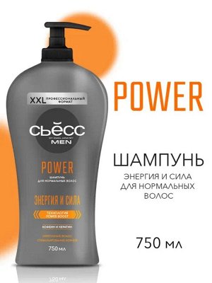 СЬЁСС Шампунь MEN  POWER /750