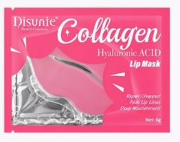 Disunie. Патчи гидрогелевые для губ с гиалуроновой кислотой и коллагеном, Collagen & Hyaluronic 6 г.