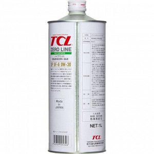 Масло моторное TCL Zero Line 0w30, синтетическое, API SP, ILSAC GF-6A, для бензинового двигателя, 1л, арт. Z0010030SP